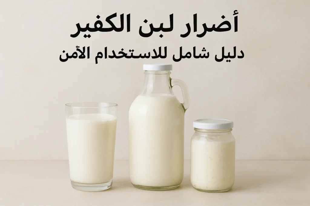 أضرار لبن الكفير