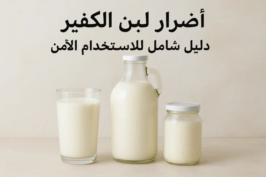 أضرار لبن الكفير