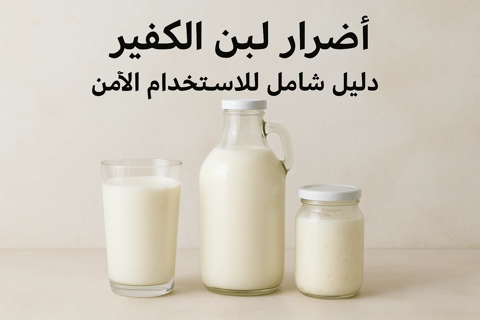 أضرار لبن الكفير