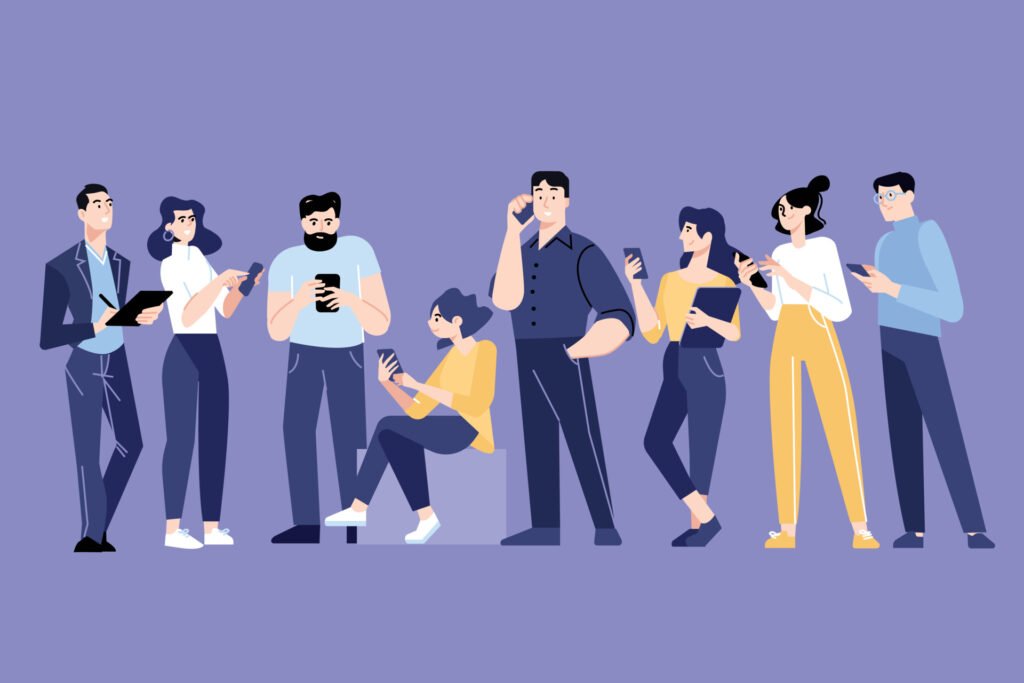 vecteezypeopleconceptvectorillustrationofmobilecommunication7692135 عربيّةكوم Arrabiacom